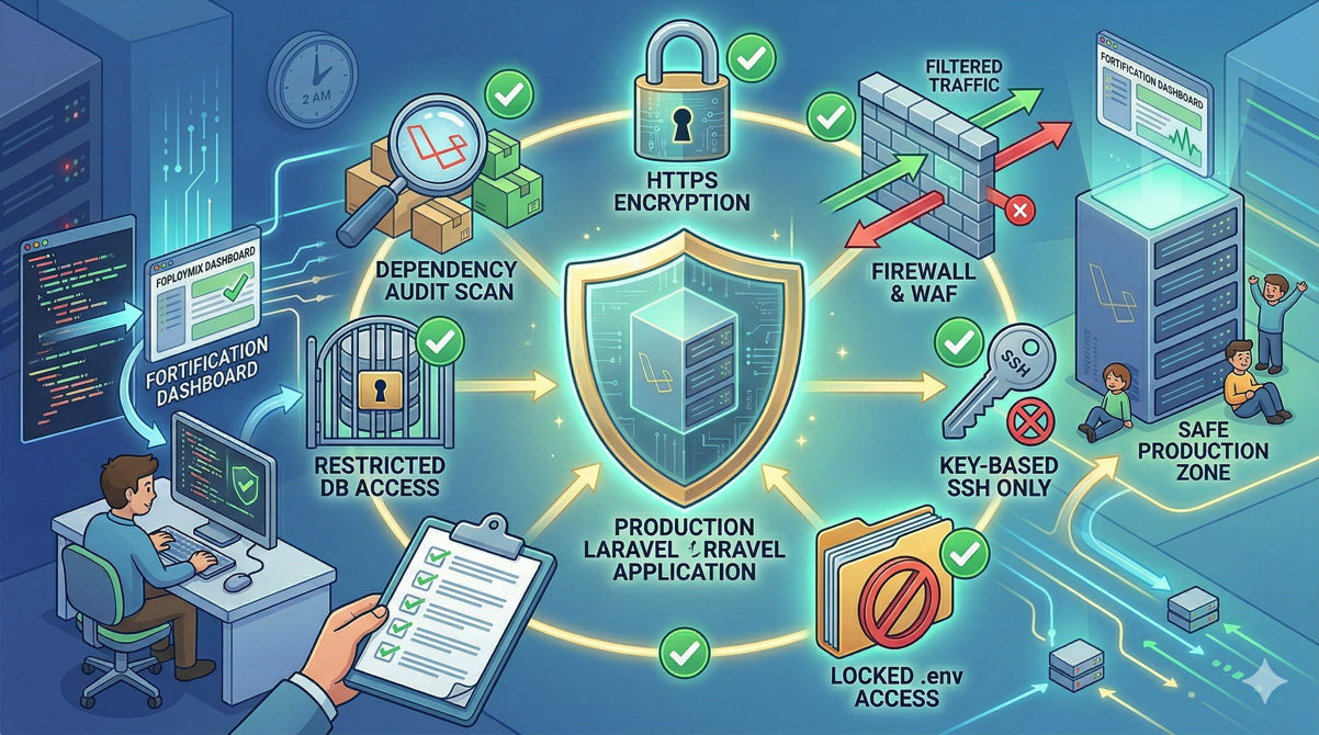 Laravel Security Checklist 2026: 50 Production Items