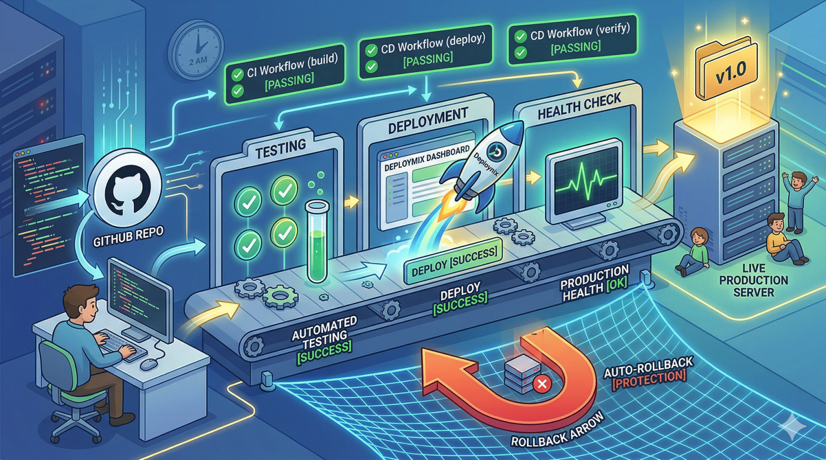 CI/CD for Laravel: GitHub Actions, Deploynix API, and Automated Deployments