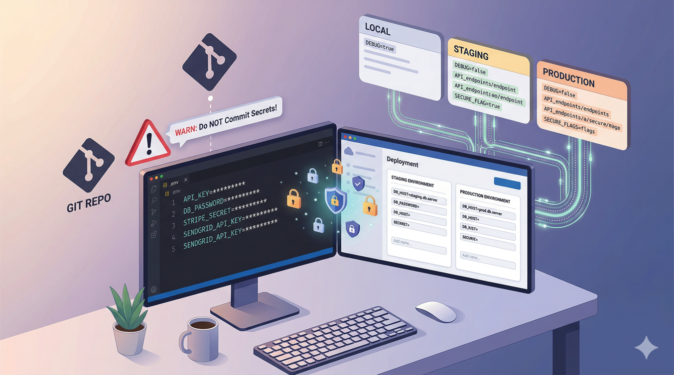 Environment Variables Done Right: Managing .env Across Staging and Production