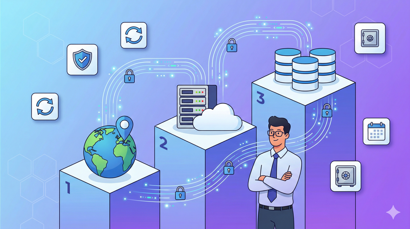 The 3-2-1 Backup Rule for Laravel Apps on Deploynix