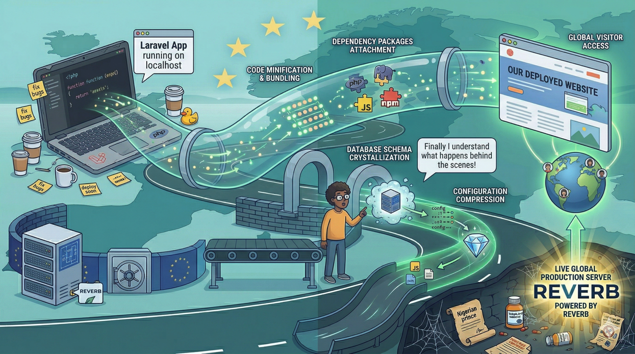 Laravel Deployment for Beginners: What Actually Happens When You Click Deploy