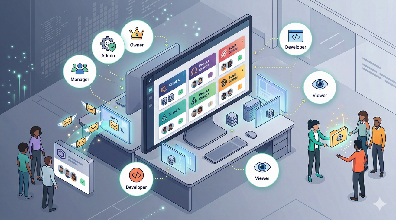 Managing Client Projects as an Agency: Teams, Roles & Multi-Org in Deploynix