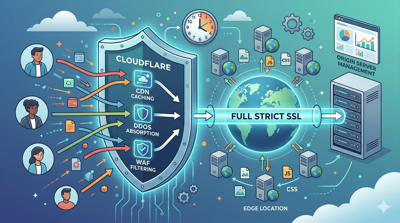 Using Cloudflare with Deploynix: CDN, DDoS Protection, and SSL Configuration