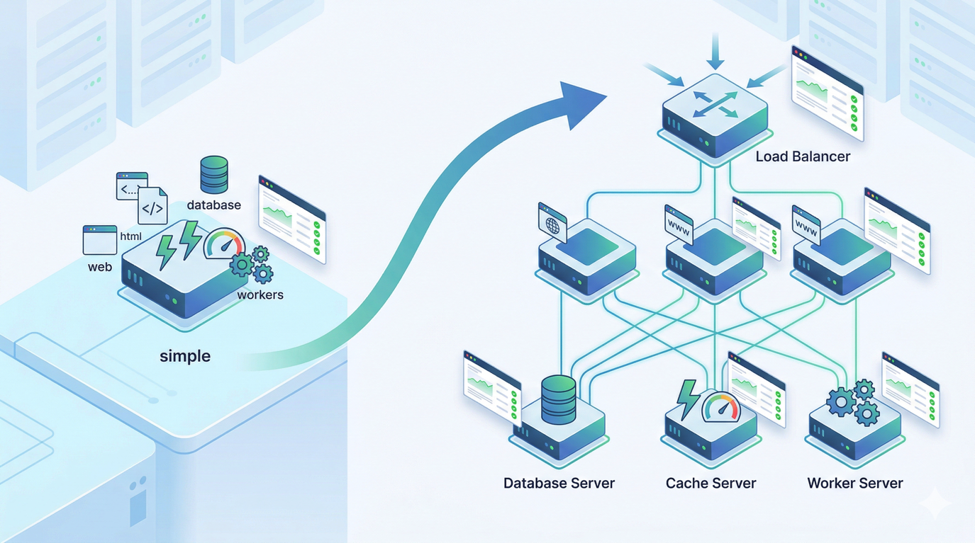 Building a Multi-Server Laravel Architecture: When and How to Split Your Stack