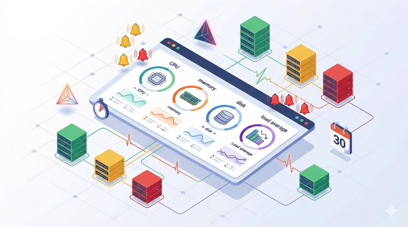 Real-Time Server Monitoring: CPU, Memory, Disk Alerts Before Your Users Notice