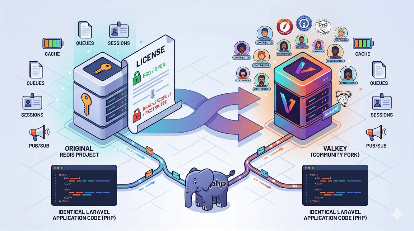 Valkey vs Redis for Laravel: Full Compatibility Guide (2026)