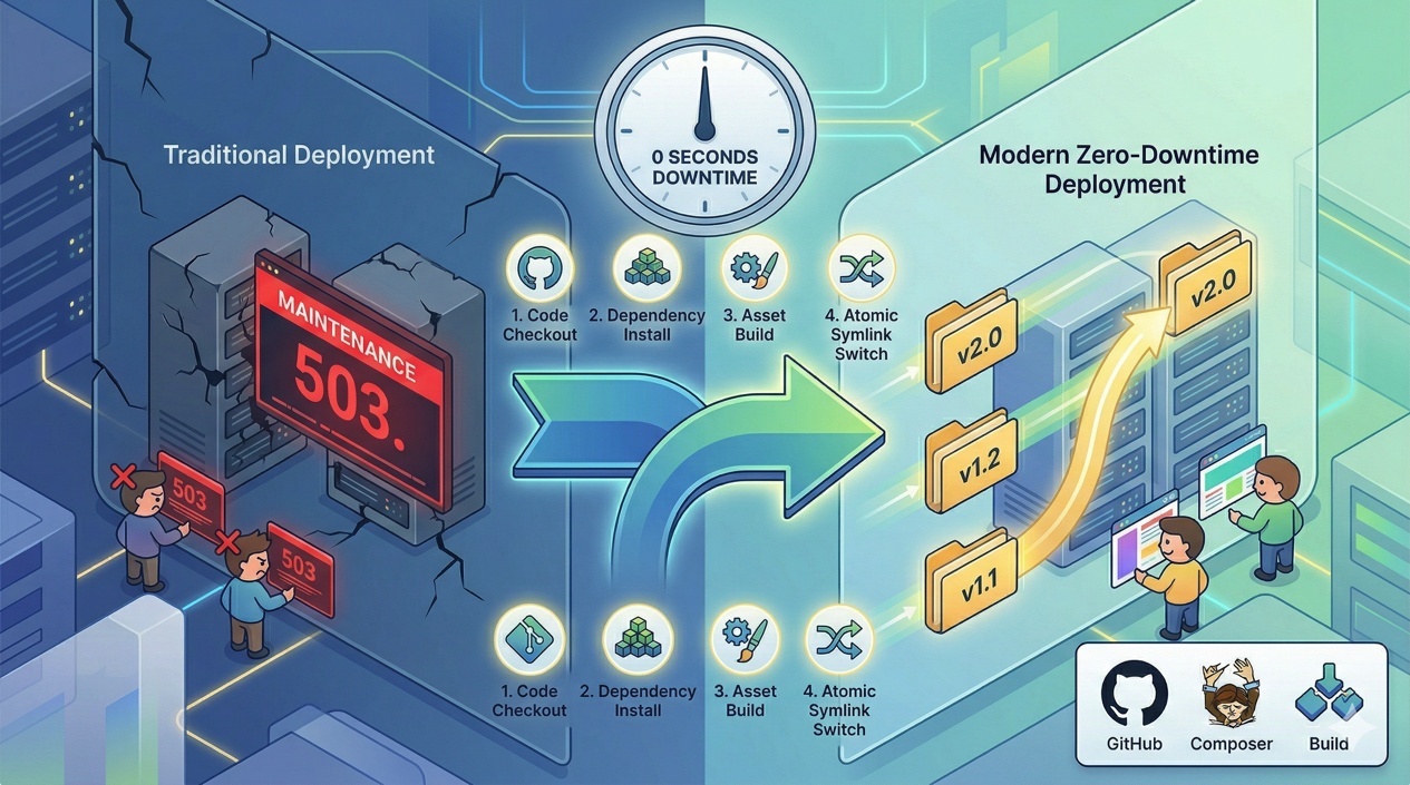 What Is Zero-Downtime Deployment and Why Does Your Laravel App Need It?