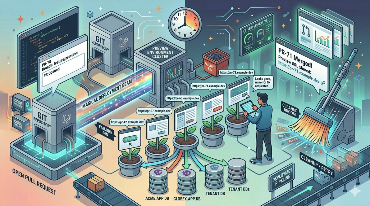 How to Set Up Preview Environments for Pull Requests with Deploynix