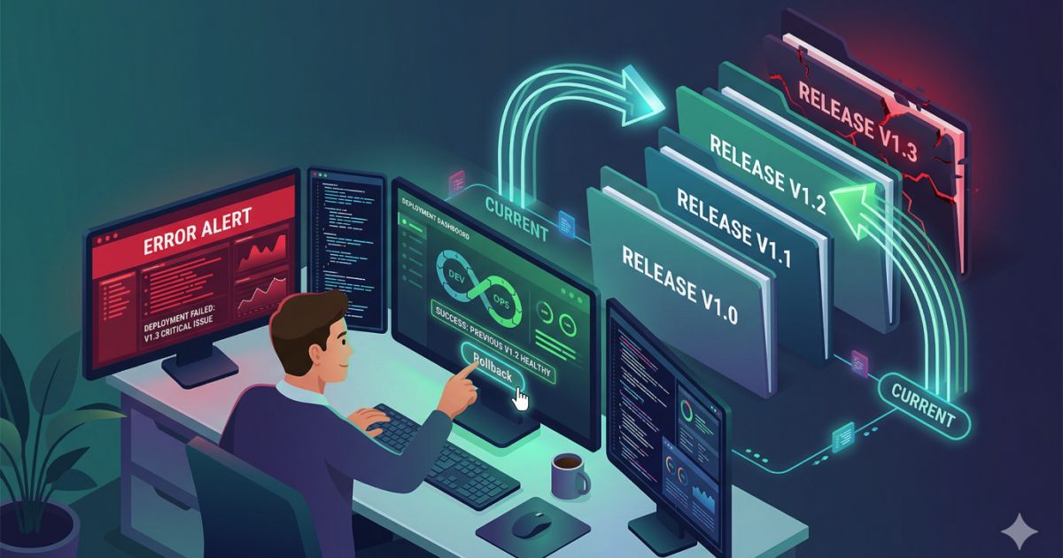 How to Roll Back a Failed Deployment in 30 Seconds | Deploynix Laravel Blog